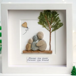 Personalized Pebble Art Mothers day gift